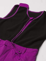 Arctix Kids Limitless Fleece Bib Overalls Amethyst Large Husky U3