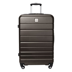 Skyway Epic 2.0 Hardside Lightweight and Durable ABS Shell Luggage, Spacious with Dual Spinning Wheels, Comfort Grip and Expandable, Men and Women ( Midnight , Checked-Large 28-inch ) Midnight Checked Large 28 Inch U2