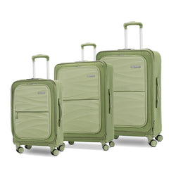 American Tourister Cascade Softside 4 Wheel Spinner, TSA Lock, Lightweight Suitcase, Men and Women ( Sage Green , 3PC Set (20"/24"/28") ) Sage Green 3 PC Set 20 24 28 U3