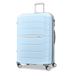 Samsonite Freeform Hardside Expandable with Double Spinner Wheels ( Sky Blue , Checked-Large Spinner ) Sky Blue Checked Large Spinner U4