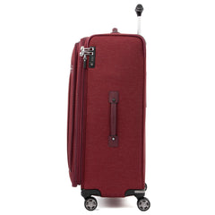 Travelpro Platinum Elite Softside Expandable Luggage, 8 Wheel Spinner Suitcase, USB Port, Suiter, Men and Women U2
