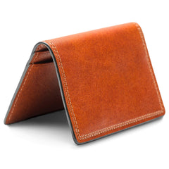 Bosca Men's Dolce Collection - Calling Card Case ( Amber , 4" x 2.75" x 0.25" ) Amber 4 X 2 75 X 0 25 U1
