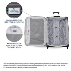 Travelpro Maxlite 5 Softside Expandable Luggage with 4 Spinner Wheels, Lightweight Suitcase, Men and Women ( Mocha , Checked-Large 29-Inch ) Mocha Checked Large 29 Inch U16