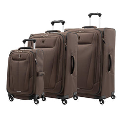 Travelpro Maxlite 5 Softside Expandable Luggage with 4 Spinner Wheels, Lightweight Suitcase, Men and Women Mocha 3 Piece Set 21 25 29 U1