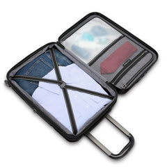 Samsonite Octiv Hardside Spinner ( Stealth Black , Front Pocket Carry-On 21 inch ) Stealth Black Front Pocket Carry On 21 Inch U3