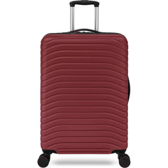 TOTAL TRAVELWARE Everest Expandable Hardsided Spinner ( Wine , 24-Inch Checked Medium ) Wine 24 Inch Checked Medium U1