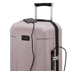 Ted Baker Flying Colours Hardside Trolley 4 Wheel Spinner, TSA Lock, Lightweight Suitcase, Men and Women ( Blush Pink , 20-Inch Carry-On ) Blush Pink 20 Inch Carry On U2