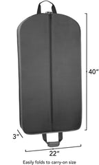 WallyBags 40" Deluxe Travel Garment Bag ( Graphite , 40-inch ) Graphite 40 Inch U1