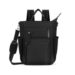 Sherpani Soleil, Anti Theft Convertible Backpack, 3 in 1 Tote Bag, Cross Body Purse, 18L Travel Backpack, Travel Gifts for Women, RFID Protection, Metal Hardware Fits 15 Laptop ( Carbon , One Size ) Carbon One Size U1