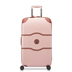 DELSEY Paris Chatelet Air 2.0 Hardside Luggage with Spinner Wheels ( Blush , Checked-26 Inch Trunk ) Blush Checked 26 Inch Trunk U1