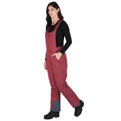 Arctix Women's Essential Bib Overall Regular 31 ( Crimson , 4X ) Crimson 4 X U2