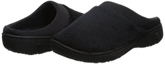 Isotoner Women's Classic Microterry Hoodback Slippers Black/Black 6 5 7 B M US U1