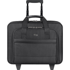 Solo Carnegie Rolling Laptop Bag, Black ( Black , One Size ) Black One Size U1