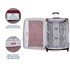 Travelpro Maxlite 5 Softside Expandable Luggage with 4 Spinner Wheels, Lightweight Suitcase, Men and Women U12
