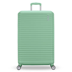 American Tourister Stratum 3.0, Airline Approved, Durable Hardside Luggage, Expands 1.5", RightHeight Adjustable Handle ( Surreal Green , Large - Checked ) Surreal Green Large Checked U1