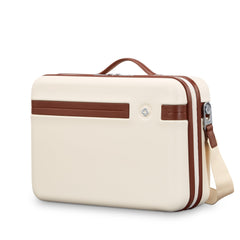 Samsonite Virtuosa Hardside Train Case, Crossbody Travel Makeup Case with Removable Strap ( Off White , One Size ) Off White One Size U1