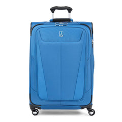 Travelpro Maxlite 5 Softside Expandable Luggage with 4 Spinner Wheels, Lightweight Suitcase, Men and Women ( Azure Blue , Checked-Medium 25-Inch ) Azure Blue Checked Medium 25 Inch U4