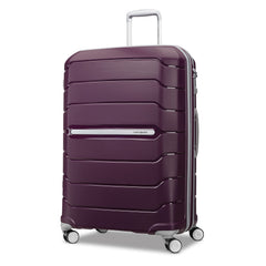Samsonite Freeform Hardside Expandable with Double Spinner Wheels ( Amethyst Purple , Checked-Large 28-Inch ) Amethyst Purple Checked Large 28 Inch U14