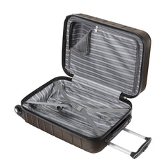 Skyway Epic 2.0 Hardside Lightweight and Durable ABS Shell Luggage, Spacious with Dual Spinning Wheels, Comfort Grip and Expandable, Men and Women ( Midnight , Carry-On 20-inch ) Midnight Carry On 20 Inch U1