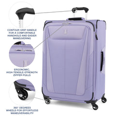 Travelpro Maxlite 5 Softside Expandable Luggage with 4 Spinner Wheels, Lightweight Suitcase, Men and Women U2