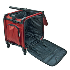Tutto Serger Tote on Wheels ( Cherry Red , 17" ) Cherry Red 17 U1