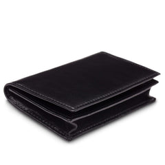 Bosca Men's Wallet, Old Leather Full Gusset 2-Pocket Card Case Wallet with I.D. Window ( Black , One Size ) Black One Size U3