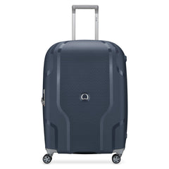 DELSEY Paris Clavel Hardside Expandable Luggage with Spinner Wheels ( BLUE JEAN , Checked-Medium 25 Inch ) BLUE JEAN Checked Medium 25 Inch U1