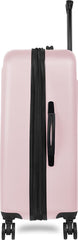 TOTAL TRAVELWARE Passage Expandable Hardside Spinner ( Pink , Checked-Medium 24-Inch ) Pink Checked Medium 24 Inch U1