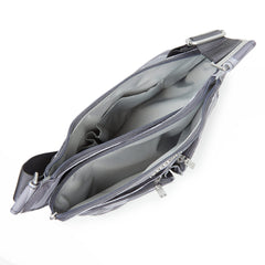 Baggallini Cross Over Crossbody with RFID ( Grey Camo Print , One Size ) Grey Camo Print One Size U2