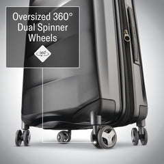 Samsonite Octiv Hardside Spinner ( Stealth Black , Check-Large 28 ) Stealth Black Check Large 28 U16