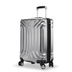 Skyway Nimbus 4.0 Expandable, Durable Hardside, 4 Wheel Spinner, Lightweight Suitcase, Unisex, Stylish, Maritime Blue, Carry-On 20-Inch ( Shiny Silver , Carry-On 20-Inch ) Shiny Silver Carry On 20 Inch U1