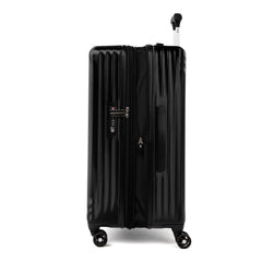 Travelpro Maxlite Air Hardside Expandable Luggage, 8 Spinner Wheels, Lightweight Hard Shell Polycarbonate Black Checked Medium 25 Inch U4