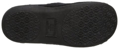 Isotoner Women's Classic Microterry Hoodback Slippers Black/Black 6 5 7 B M US U1