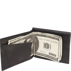 Bosca Men's Nappa Vitello Collection - Trifold Wallet w/ Money Clip U1