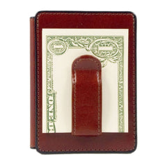 Bosca Old Leather Front Pocket ID Wallet Cognac One Size U1