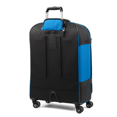 Travelpro Bold-Softside Expandable Luggage with Spinner Wheels ( Blue/Black , Checked-Medium 26-Inch ) Blue/Black Checked Medium 26 Inch U2