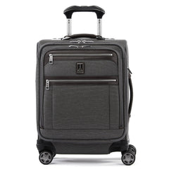 Travelpro Platinum Elite Softside Expandable Checked Luggage, 8 Wheel Spinner Large Suitcase, TSA Lock, Men and Women ( Vintage Grey , Carry-On 19-Inch ) Vintage Grey Carry On 19 Inch U4