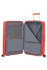 American Tourister Fastforward Expandable Hardside Luggage with Spinner Wheels, Large ( Sunset Coral , One Size ) Sunset Coral One Size U1