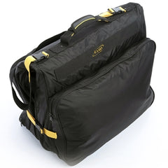A.Saks EXPANDABLE Garment Bag ( Black , One Size ) Black One Size U4