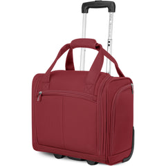 TOTAL TRAVELWARE Expandable Spinner ( Wine , 15-Inch Under Seat Bag Carry-On ) Wine 15 Inch Under Seat Bag Carry On U3