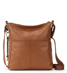 The Sak Lucia Leather Crossbody Tobacco Floral Embossed One Size U1