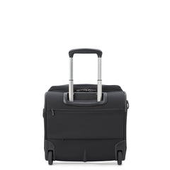 DELSEY Paris Helium DLX Softside Luggage Under-Seater with 2 Wheels ( Black , Carry on 16 Inch ) Black Carry On 16 Inch U1