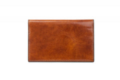 Bosca Old Leather Calling Card Case Amber Brown One Size U1