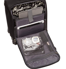 Samsonite Underseat Carry-On Spinner with USB Port ( Jet Black , One Size ) Jet Black One Size U6