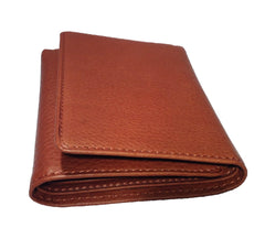 Osgoode Marley Cashmere RFID Blocking Mens Tri-Fold Leather Wallet ( Brandy , One Size ) Brandy One Size U2