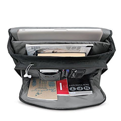 SOLO Conquer 15.6 Inch Expandable Laptop Messenger Black U1