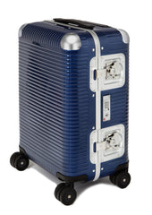 FPM Milano Bank Light Spinner, Durable Luxury Luggage Made in Italy, 4-Wheeled Smooth Dual Spinner Wheels, TSA Lock and Butterfly Clips for Safety ( Indigo Blue , 53 ) Indigo Blue 53 U1