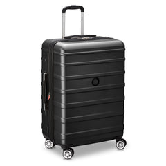 DELSEY Paris Margot Hardside Spinner Luggage Collection ( Black , Checked Medium 24 Inch ) Black Checked Medium 24 Inch U20