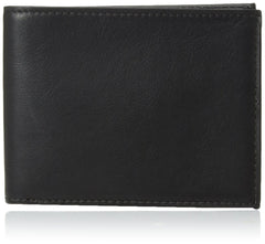 Bosca Men’s Wallet, Nappa Vitello Leather Executive I.D. Wallet with RFID Blocking ( Black , One Size ) Black One Size U4