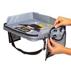J.L. Childress DC Comics Batman 3-in-1 Travel Tray & iPad Tablet Holder, Car Seat Lap Tray for Toddlers & Kids U1